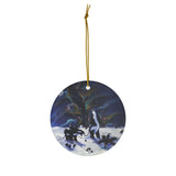 Family Round Ceramic Ornaments