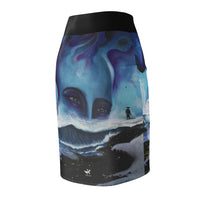 Midnight - Women's Pencil Skirt