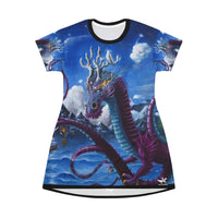 Dragon2 - All Over Print T-Shirt Dress