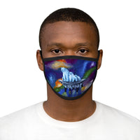Alone -Mixed-Fabric Face Mask