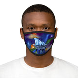 Alone -Mixed-Fabric Face Mask