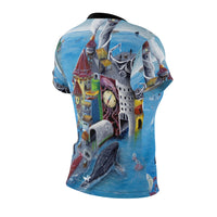 Port of Spain - Women's AOP Cut & Sew Tee