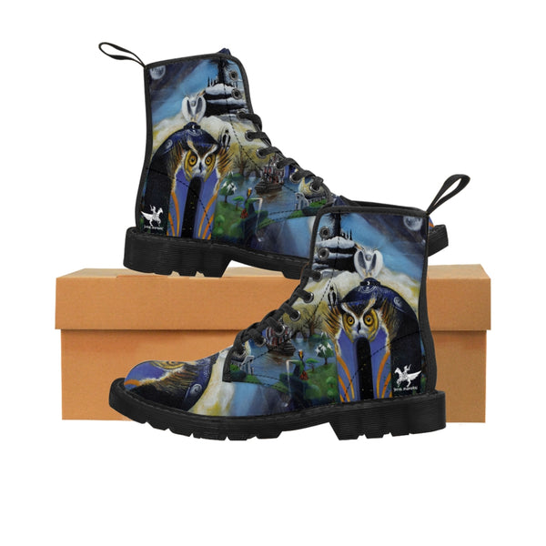 nature VS Man - Men's Canvas Boots