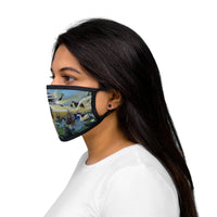 nature VS Man  -Mixed-Fabric Face Mask
