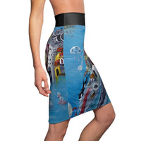 Port of Spain - Women's Pencil Skirt