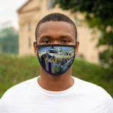 nature VS Man  -Mixed-Fabric Face Mask