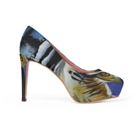 nature VS Man - Women's Platform Heels