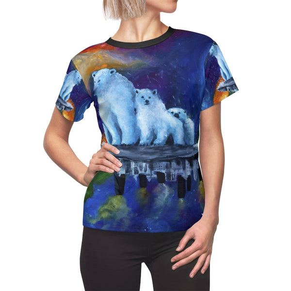 Alone - Women's AOP Cut & Sew Tee