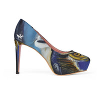 nature VS Man - Women's Platform Heels
