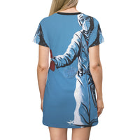 COVID-19 - All Over Print T-Shirt Dress