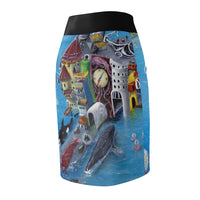 Port of Spain - Women's Pencil Skirt