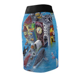 Port of Spain - Women's Pencil Skirt