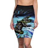 Enigmatic Portals - Women's Pencil Skirt