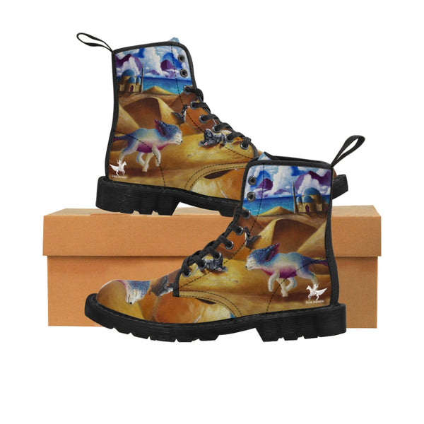 Sumeria - Men's Canvas Boots