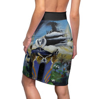 nature VS Man - Women's Pencil Skirt