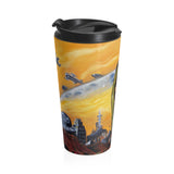 Dark they were with golden eye - Stainless Steel Travel Mug