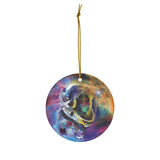 Orion Spaceman  Round Ceramic Ornaments