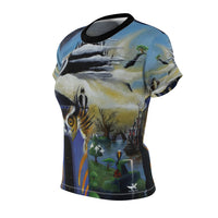 Nature VS Man - Women's AOP Cut & Sew Tee