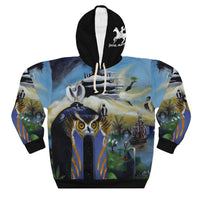 nature VS Man - AOP Unisex Pullover Hoodie