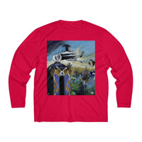 nature VS Man  - Men's Long Sleeve Moisture Absorbing Tee