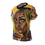 Dark they were with golden Eye - Women's AOP Cut & Sew Tee
