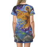 Buddha - All Over Print T-Shirt Dress