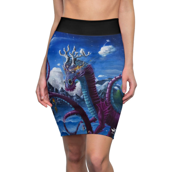 Dragon2 - Women's Pencil Skirt
