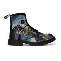 nature VS Man - Women's Canvas Boots