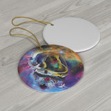 Orion Spaceman  Round Ceramic Ornaments