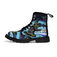 Enigmatic Portals - Women's Canvas Boots