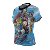 Port of Spain - Women's AOP Cut & Sew Tee