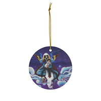Mother Round Ceramic Ornaments
