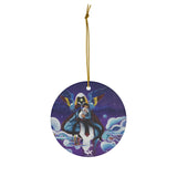 Mother Round Ceramic Ornaments