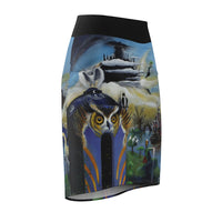 nature VS Man - Women's Pencil Skirt