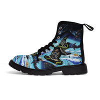 Enigmatic Portals - Men's Canvas Boots