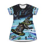 Enigmatic Portals - All Over Print T-Shirt Dress