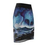 Midnight - Women's Pencil Skirt