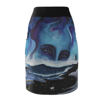 Midnight - Women's Pencil Skirt