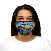 nature VS Man  -Mixed-Fabric Face Mask