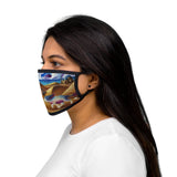 Sumeria  -Mixed-Fabric Face Mask