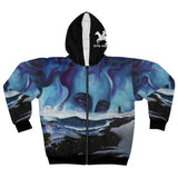 Midnight - AOP Unisex Zip Hoodie