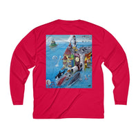 Port of Spain  - Men's Long Sleeve Moisture Absorbing Tee