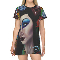 Calypso - All Over Print T-Shirt Dress
