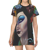 Calypso - All Over Print T-Shirt Dress