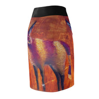Beautiful Thief - Women's Pencil Skirt