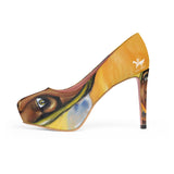 Dark they were with golden Eye - Women's Platform Heels