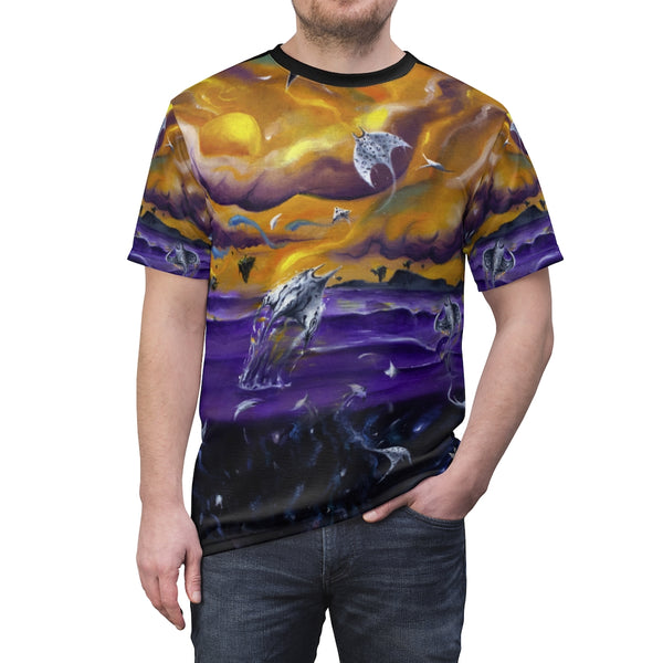 Dimensions Within - Unisex AOP Cut & Sew Tee