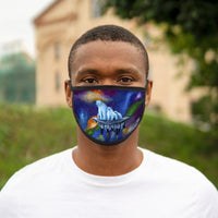 Alone -Mixed-Fabric Face Mask