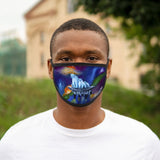 Alone -Mixed-Fabric Face Mask