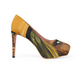 Dark they were with golden Eye - Women's Platform Heels